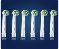 Oral-B KOŃCÓWKI DO SZCZOTECZKI ORAL-B EB50 CROSS ACTION BIAŁE 6 SZT - 1391503 - zdjęcie 2